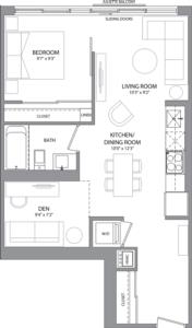 Suite 203 Floorplan 1