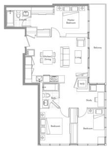 The 360 Collection - 02A Floorplan 1