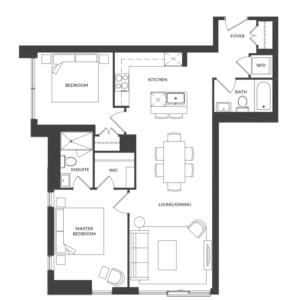 Suite 308/408 Floorplan 1