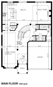 The Brookside Floorplan 1