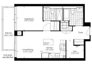 1A+D Floorplan 1