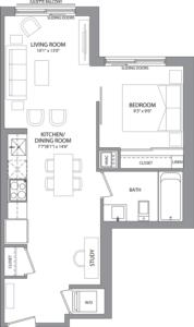 Suite 301 Floorplan 1