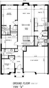 The Fieldstone Floorplan 1