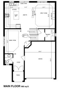 The Maple Floorplan 1
