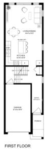 Inside Unit 3 Bedroom Floorplan 1
