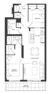 Suite 204 Floorplan 1