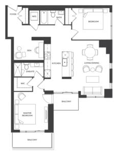 Suite 302/402 Floorplan 1