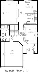 The Morning Glory Floorplan 1