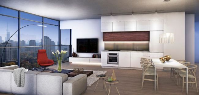 First Interior Rendering of 155 Redpath Image