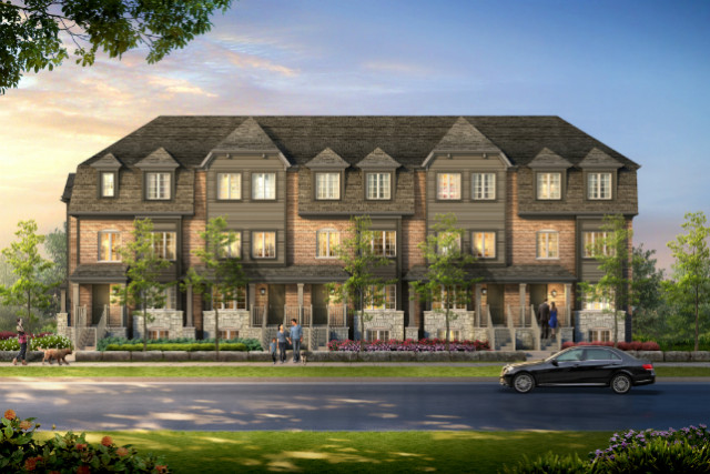 Three-storey condo townhomes