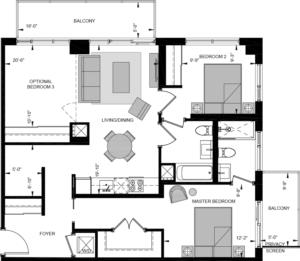 M3-W Floorplan 1