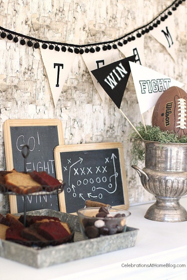 Home decor for football and hockey fans