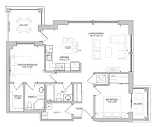 The Kingley Floorplan 1