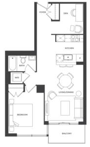 Suite 307/407 Floorplan 1
