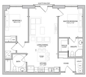 The Barton Floorplan 1