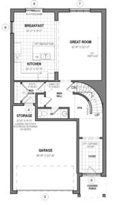 The Brockton 34 IV A Floorplan 1