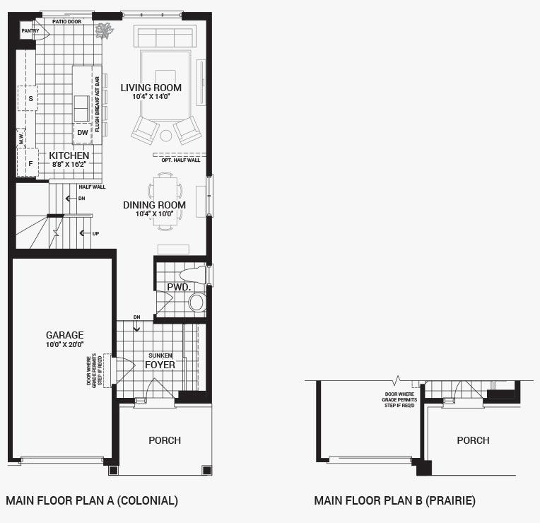 Monterey End Floorplan 1