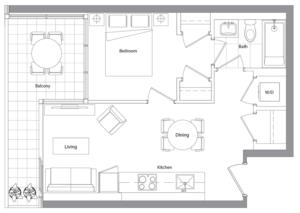 Lower Typical (West Tower) 02 Floorplan 1