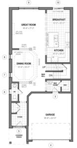 The Hampton 34 IV A Floorplan 1