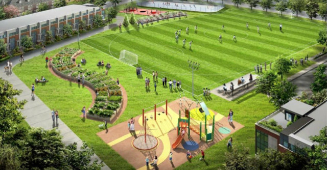 Athletic Grounds - image courtesy of The Daniels Corporation