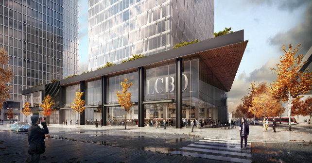 Menkes, Greystone, and Triovest present big plans for the LCBO site in Toronto Image