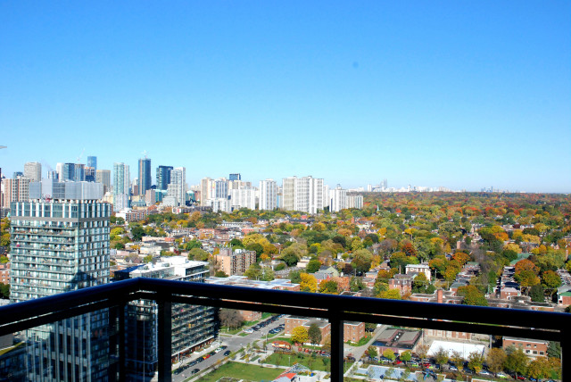 View of Toronto from Daniels' One Park Place