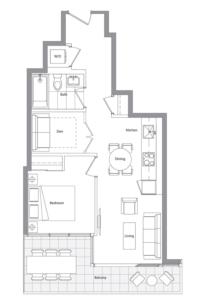 Lower Typical (East Tower) 06 Floorplan 1