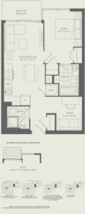 Suite 1D Floorplan 1