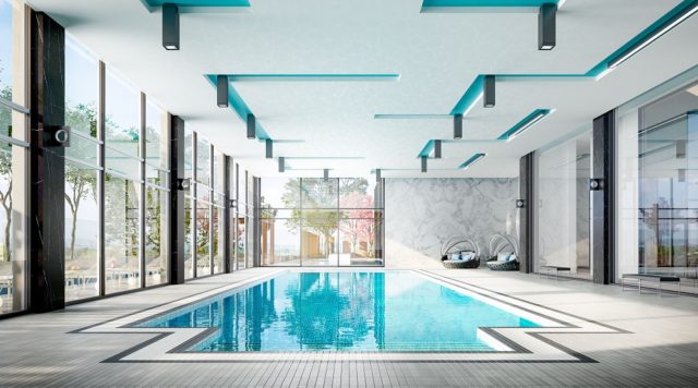 Pool at Era at Yonge in Richmond Hill by Pemberton Group