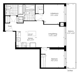 2B-1 Floorplan 1