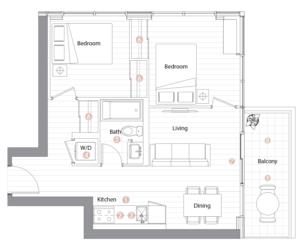 Suite 01 Floorplan 1