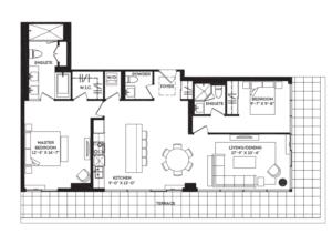 The Delancey Terrace Floorplan 1