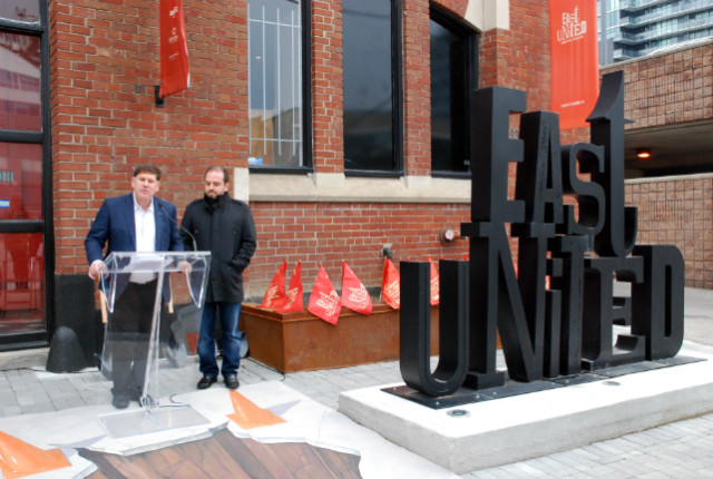 The East United groundbreaking