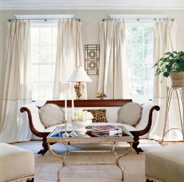 Make your home more romantic with dramatic drapery