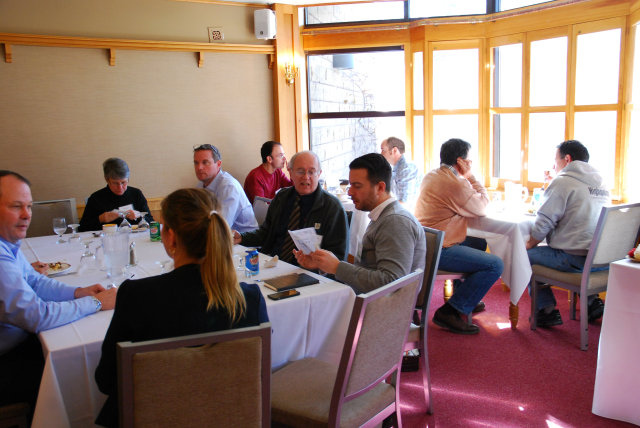 Participants enjoying the opportunity to network over lunch