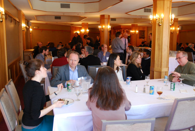 Participants enjoying the opportunity to network over lunch