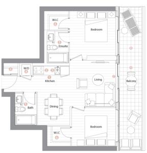 Suite 02 Floorplan 1