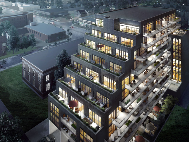 On The Danforth in Toronto by DIAM Developments is under construction