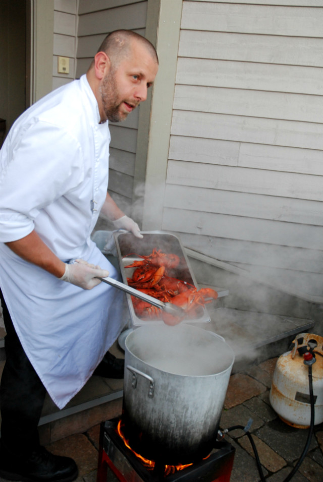 Chef Shane Robilliard, the head chef at Fox Harb'r