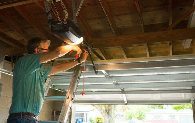 Repairing the garage door