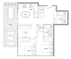 Upper (East Tower) 07 Floorplan 1