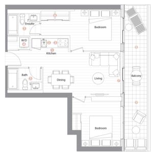 Suite 05 Floorplan 1