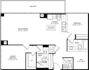 2D-D Floorplan 1