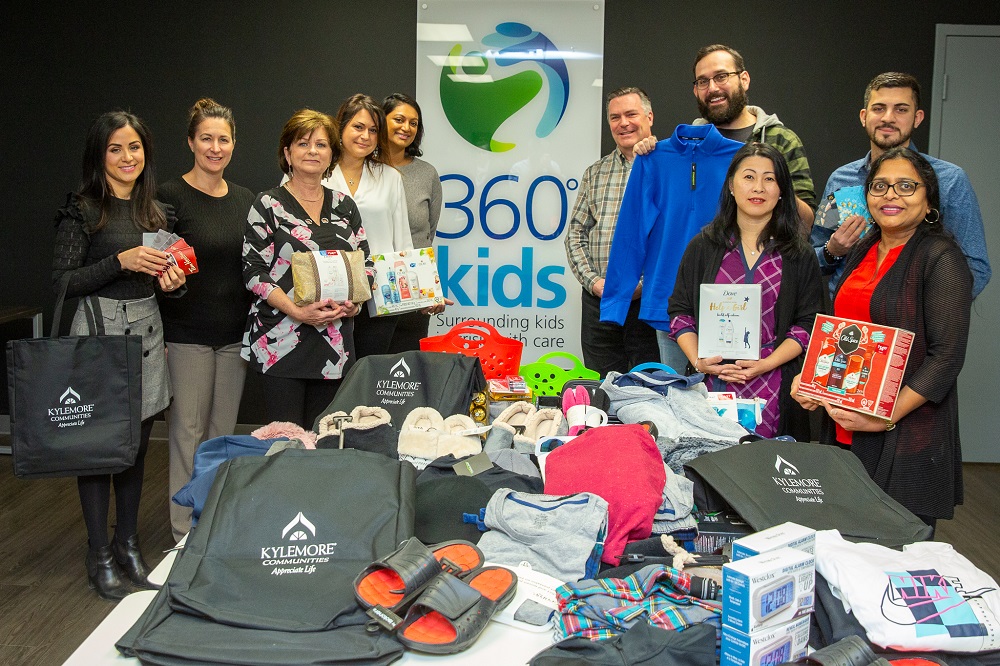 Kylemore donating to 360 Kids